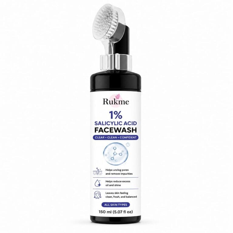 Rukme 1% Salicylic Acid Facewash, 150 ml main image