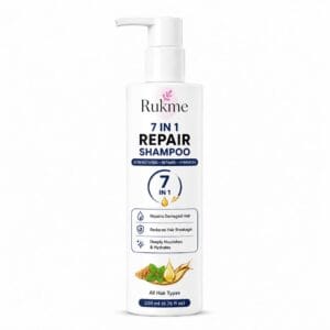Rukme 7 in 1 Repair Shampoo for Women & Men, 200ml