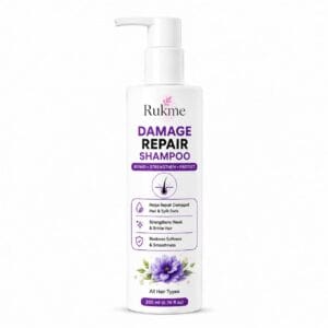 Rukme Damage Repair Rosemary Rice Water Shampoo for Women & Men 200ml