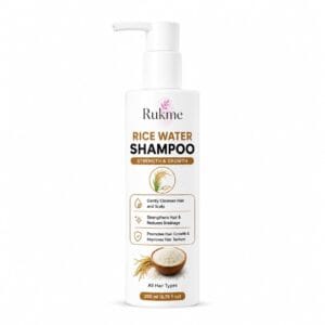 Rukme Rice Water Shampoo For Women and Men 200ml