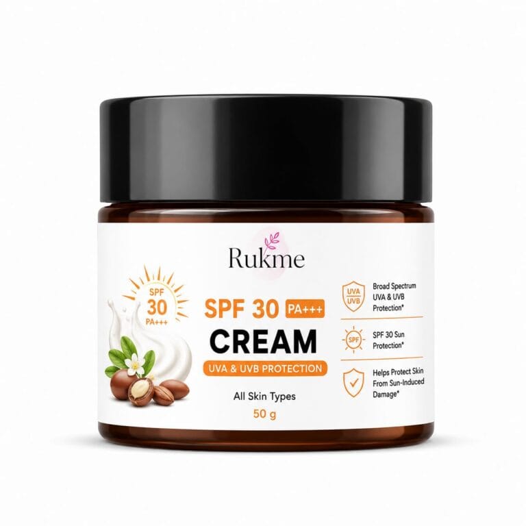 Rukme SPF 30 PA+++ Cream, 50g